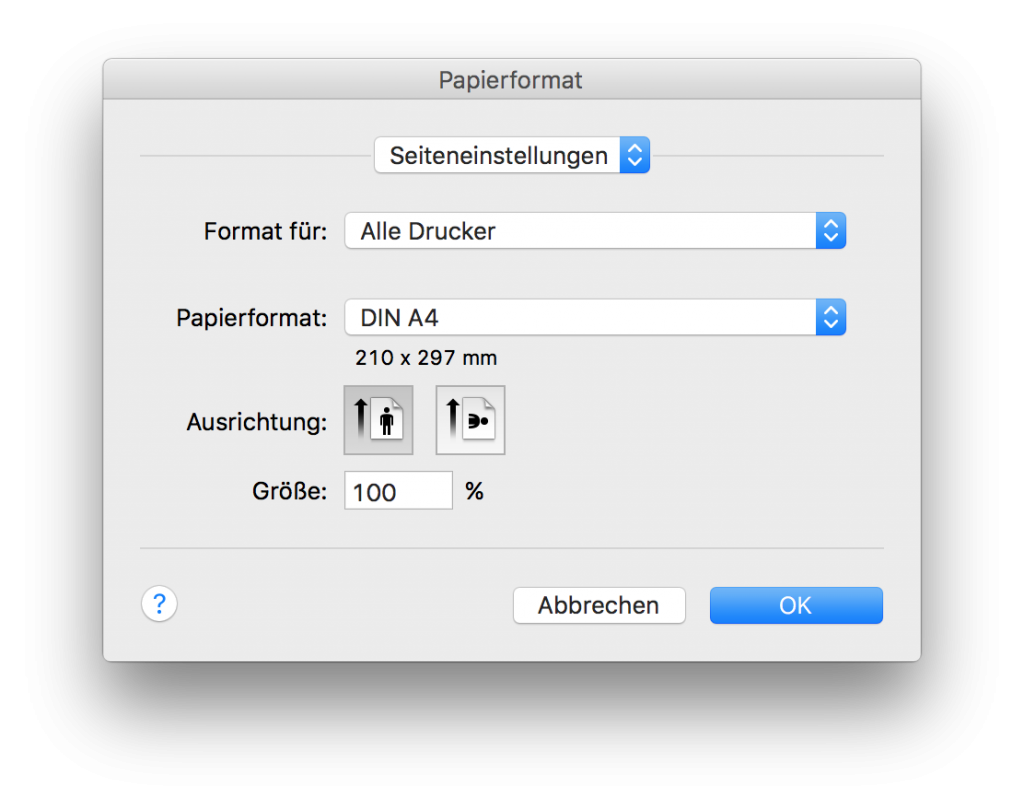 Drucken | MacCompta Pro - Benutzerhandbuch
